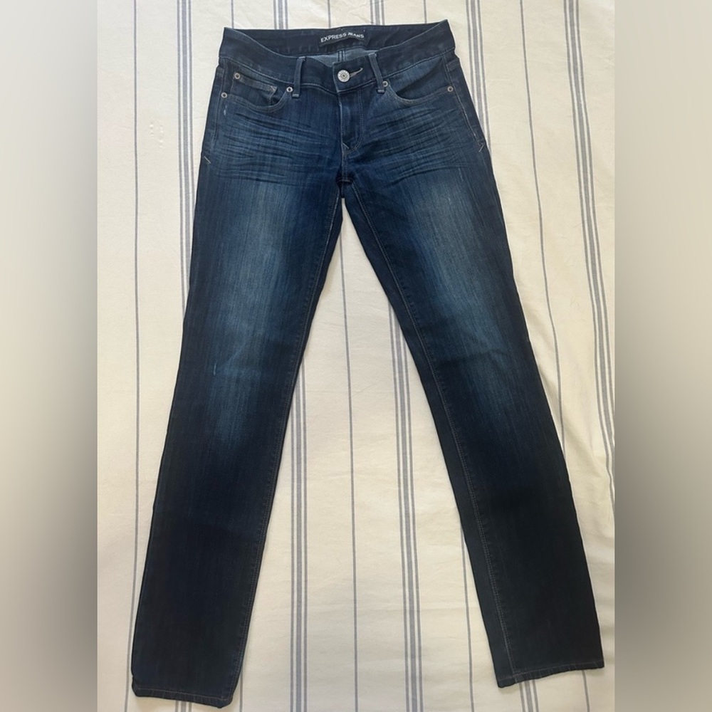 EXPRESS Woman’s Dark Indigo Skinny Jeans